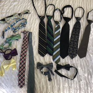 Kids neck ties and bow ties